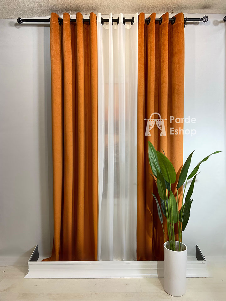 مخمل کالیفرنیا نارنجی(آجری)